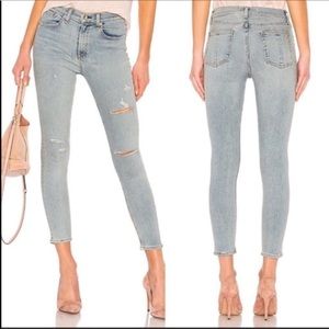 Rag & Bone High Rise Ankle Skinny in Norlet Sz 27